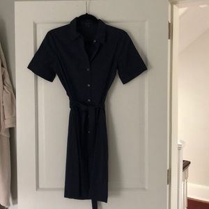Theory navy shirt dress.  Size 8.